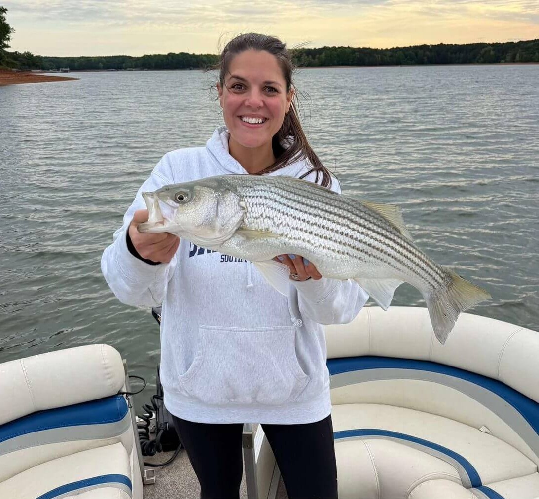 Group with the morning's catch